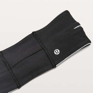 Lululemon Athletica Cross Chill Run Earwarmer Reflective Rulu Band Black NEW